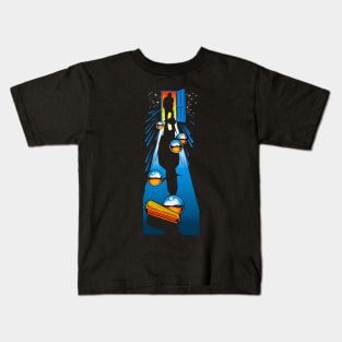 Crazy Bob Entering the Twilight Zone Kids T-Shirt